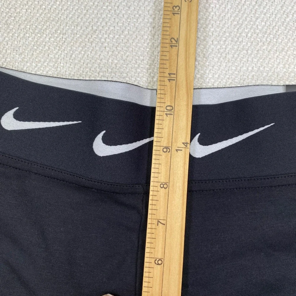 Nike Sportswear Club High Waisted Leggings Womens Small Black Swoosh CJ1984-010